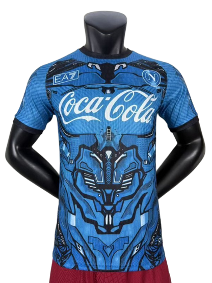 25-26 Napoli blue Coca Cola Player version jersey