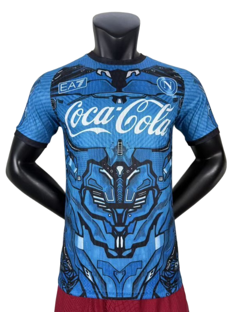 25-26 Napoli blue Coca Cola Player version jersey