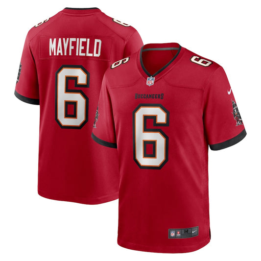 Men's '76 Tampa Bay Buccaneers Baker Mayfield Nike White Player Game Jersey