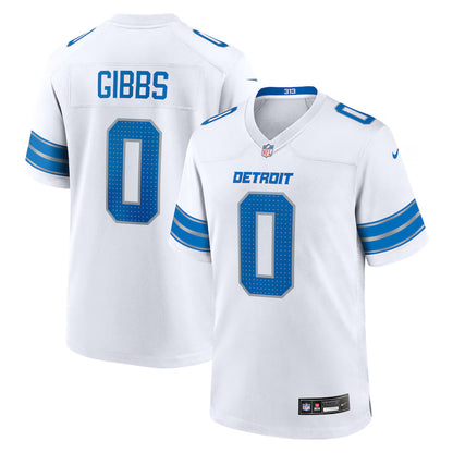Men's Detroit Lions Jahmyr Gibbs Nike Black 2nd Alternate Game Player Jersey