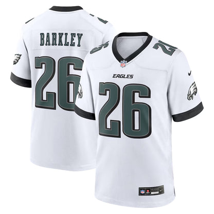 Men's Philadelphia Eagles Saquon Barkley Nike Midnight Green Game Player Jersey